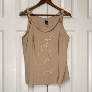 Michel Top and Skirt Set Beige